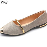 kamames Style Women Flats 2023 Spring Summer Flat Shoes Woman Pointed Toe Slip On Fashion Loafers Female Casual Lazy Shoe Footwear
