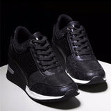 kamames Women With Large-Size Sneakers 2024 Autumn And Winter New Style High-Quality Women With Single Shoes Tied In Front Of The Heels