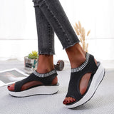kamames Size Sandals Women 2022 Fashion Casual Platform Sandals Women Shoes Comfort Summer Soft Sport Sandals Breathable Sneakers