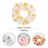 Shiny Star Chiffon Hair Scrunchies Women Elastic Rubber Hair Bands Girl Ponytail Holder Hair Ties Ropes Hair Accessories New