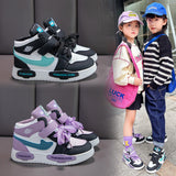 kamames kamames Casual Shoes Help Children's Sports Shoes 2023 Autumn New Soft-Soled Board Shoes Boys' High-Top Running Shoes