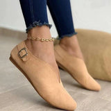 kamames Comfort Pointed Toe Suede Women Flats Shoes Woman Sneakers Summer Fashion Casual Shoes Women Loafers Zapatos Mujer Plus