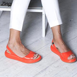 kamames Women Sandals Flops Fashion Rome Slip-On Breathable Non-slip Shoes Woman Slides Solid Casual Female 2023 Dropshipping