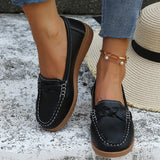kamames kamames Pea Shoes Women's Spring Style 2023 New Light-Mouth Flat-Heeled Single-Color Shoes Women Women Shoes