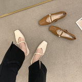 kamames Sole Shoes Children's Spring, Autumn And Summer 2024 New Style Design Feeling Mary Jane Women's Shoes Gentle Wind Evening Shoes