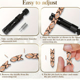 Womens 3500 Gauss Copper Magnetic Therapy Bracelet - Enhanced Lymphatic Drainage - Ideal for Health, Birthdays, Mothers Day, and Christmas Gifts - Includes Sizing Tool