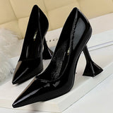 BIGTREE Shoes New Patent Leather Woman Pumps Fashion Women Shoes Banquet Shoes High Heels Spring Heeled Shoes Female Heels 2021