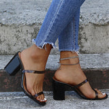 kamames Summer Woman High Heels Platform Fetish Sandals Leopard Brown Block Heels Pumps Lady Chunky Luxury Leather Shoes