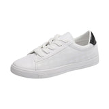 kamames kamames Help Shallow Small White Shoes 2024 Spring And Autumn New Korean Version Tie Sports Board Shoes Basic Flat Casual Women's Shoes