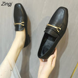 kamames Size Women's Shoes Size 43 Summer Designer Shoes Women's Flat Shoes Loafers Women's Shoes Casual Shoes Black Leather Shoes