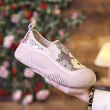 kamames kamames Casual Shoes Female 2024 Spring Autumn New Korean Version Fashion Lazy People A Foot Pedal Sports Women's Shoes A Hair