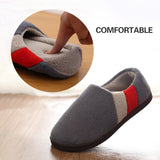 Men Slippers Home Memory foam Winter Short Plush Indoor Slippers Male Comfy Flock Non-slip House Shoes For Men Big size 4748