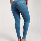 Butt-lifting Sexy Skinny Jeans, High-stretch Slim Fitted Comfortable Denim Pants, Women's Denim Jeans & Clothing