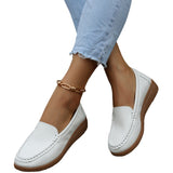 kamames kamames Doudou Shoes For Women In Summer 2023 Round Head Flat-Bottomed Simple Casual Mother Shoes