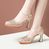 kamames Manlin Specialized In Body Shape And Gait Catwalk Super High Heel Practice Baotou Stage Performance Cheongsam Shoes Girl