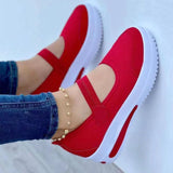 kamames Shoes of Women Wedge Platform Sneakers Mesh Breathable Casual Vulcanized Shoes Female Non Slip Light Walking Shoes