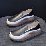 kamames Autumn White Loafers Women Trend Slip on Flat Casual Shoes for Women's Sneakers Fashion Platform Shoes Zapatillas Deporte