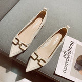 kamames New Thick-Heeled Single-Heeled Shoes For Women In Autumn Style With Skirt, Pointed Head And Low-Heeled Evening Shoes