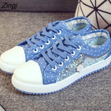 kamames Women canvas shoes 2023 summer shoes woman sneakers flat Hollow breathable Shoes Women sneakers tenis feminino