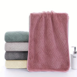 3-Piece Luxurious Coral Fleece Hand Towel Set - Ultra-Soft, Lightweight, Absorbent, Quick-Drying, and Gentle on Skin - Perfect for Home Bathroom, Bath, Shower, and Face Drying - 29.52*13.78in