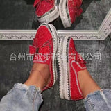 kamames Women With Single Shoes In Spring 2023, The New Style Of One Foot With Thick Soles, Lazy People, Leisure Drill, Bow Tie, Korean Version Of Student Shoes