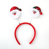 2021 New Year Women Girls Cute Christmas Antlers Santa Claus Hairbands Sweet Hair Decorate Headband Fashion Hair Accessories