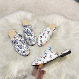 Baotou Half Slippers Women Summer Wear Muller Shoes 2022 New Flat Sandals