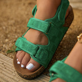 kamames kamames New Summer Platform Niche Design Sense Open Toe Sandals Women's Shoes Web Celebrity Retro Temperament Shoes