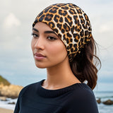 Versatile Leopard Fantasy Cap: Lightweight, Stretch, Multi-Purpose Knit - Perfect for Sports & Celebrations