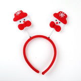 2021 New Year Women Girls Cute Christmas Antlers Santa Claus Hairbands Sweet Hair Decorate Headband Fashion Hair Accessories