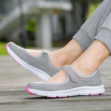 kamames Women Shoes 2022 New Hollow Mesh Soft Sole Casual Shoes Non Slip Flat Shoes Light Sneakers Women Large Size Shoes Mujer