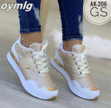 kamames size sneakers shoes women's 2022 new casual shoes heightening single shoes women women flat shoes