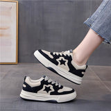 kamames kamames Small White Shoes Female Spring / Summer 2024 New Korean Student Panda Lace Sneakers Niche Platform Casual Shoes