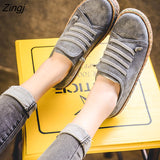 kamames New Spring Women Flats Shoes Loafers Round Toe Wide Shallow Slip-on Casual Lady Flats Shoes Oxford Shoes For Women