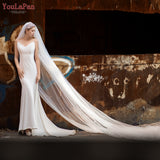 kamames YouLaPan V30 2 Tier Cathedral Wedding Veil 3 Metre Long Wedding Veils Elegant Wedding Accessories