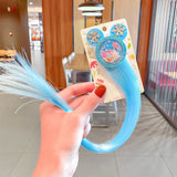 2021 Sweet Colorful Hairpin Lovely Children Girls Hairclip Kids Cute Barrette Cartoon Extension Braider Rainbow Hair Accessories