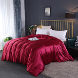 1pc Elegant Satin Duvet Cover - Silky Textured, Hypoallergenic, Hotel-Quality for Home Bedroom