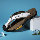 kamames kamames Baotou Flip-Flops Flip-Flops Sandals Male Breathable Light Dad Slippers Daily Household Casual Shoes Korean Version