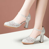 kamames Manlin Specialized In Body Shape And Gait Catwalk Super High Heel Practice Baotou Stage Performance Cheongsam Shoes Girl