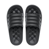 New Fashion Household Slippers 3.5 Cm Platform Thick Bottom Soft Non-Slip Slides Massage Soles Men Women Bathing Shoes