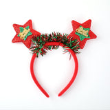 2021 New Year Women Girls Cute Christmas Antlers Santa Claus Hairbands Sweet Hair Decorate Headband Fashion Hair Accessories