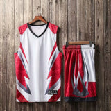 Men throwback Basketball Jerseys Sets Team Uniforms Sports Kit Clothes college tracksuit Basketball Jersey Shirts Shorts Custom