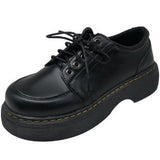 kamames Children 2024 Spring New College Style Jk Uniforms Korean Version Of Online Celebrity Thick-Soled British Leather Shoes