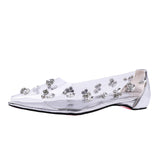 kamames kamames High Heels Women 2024 Summer New Pointed Silver Women's Shoes Transparent Temperament Fine Heel Single Shoes Women