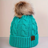 Lightweight Ribbed Knit Beanie - Soft, Warm, and Coldproof with Toggle Closure - Perfect for Women in Autumn and Winter