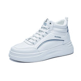 kamames Shoes for Women 2022 Winter Warm Plush Sneakers Women Lace-up High Top White Shoes Ladies Platform Shoes Zapatos De Mujer