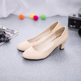 kamames The Spring And Autumn Of 2024, The New Round-Headed Women's Shoes, Large-Size Single Shoes, Thick Heels, Mother Shoes, Etiquette, Professional Work Shoes Are In Stock.