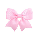 20colors 1piece Colorful Ribbon Hair Bows With Clip For Baby Girls Mini Cute Hairpins Barrettes Headwear Kids Hair Accessories