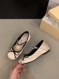 kamames kamames Pink Ballet Single Shoes Women's Shoes 2024 New French Spring And Fall Mary Jane Gentle Evening Shoes