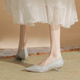 kamames kamames Autumn New Soft Leather Head Not Tired Single Shoe Fine Heel Temperament Shallow Versatile High-Heeled Shoes Work Shoes